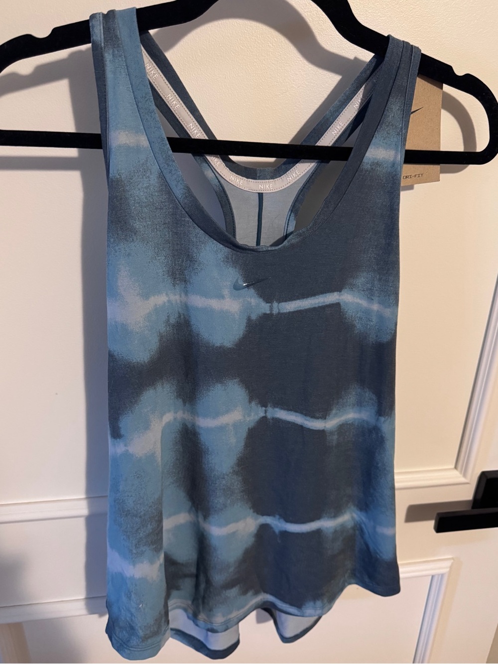 Nike Blue Tie-Dye Racerback Tank